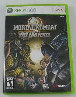 Mortal Kombat vs. DC Universe (Xbox 360) Open Box 031719300747  