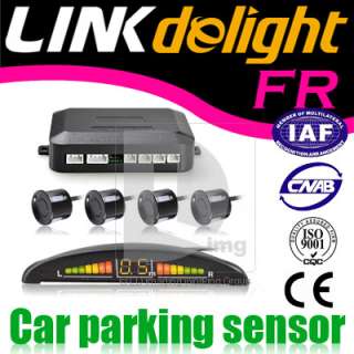 LED Display 4 Parking Sensor 7 Segment Car Reverse Backup Radar System 