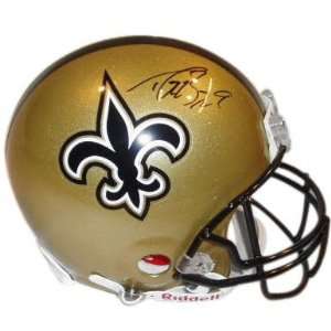  Drew Brees Autographed Helmet  Details New Orleans 