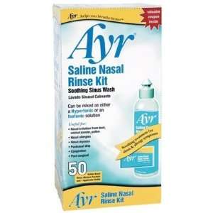  Ayr Saline Sinus Rnse Pk W Btl Size 50 Health & Personal 