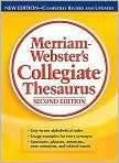 Merriam Websters Collegiate Thesaurus, Second Edition by Merriam 