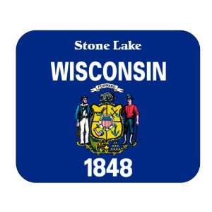  US State Flag   Stone Lake, Wisconsin (WI) Mouse Pad 