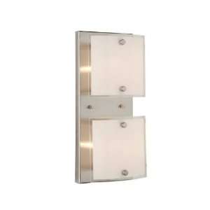 Artcraft AC3332 Brentwood 2 Light Bathroom Light in Brushed Nickel AC3