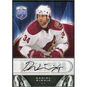   Player Signatures #SDW Daniel Winnik Autograph Sports Collectibles