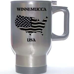  US Flag   Winnemucca, Nevada (NV) Stainless Steel Mug 