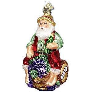  Winemaker Santa Ornament 