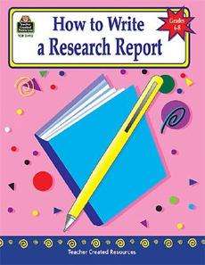 How to Write a Research Report, Grades 6 8 NEW 9781576904923  
