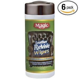 Magic American Magic Leather Revive Wipes , 35 Count Containers (Pack 