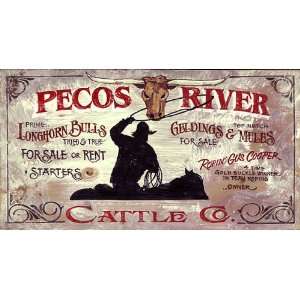  Vintage Signs   Pecos River Patio, Lawn & Garden