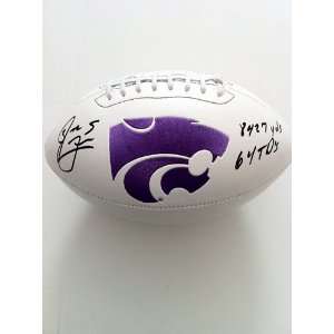 Josh Freeman Autographed Ball   Kansas State   Autographed Footballs