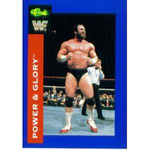   1991 Classic WWF Wrestling Card #14  Power & Glory