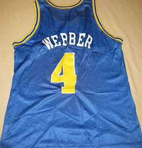 CHRIS WEBBER youth large jersey Golden State Warriors  