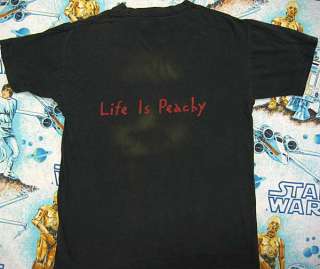   Life Is Peachy 90s black t shirt XL 1996 rock metal distressed  