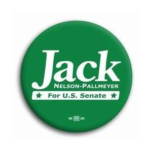  Jack Nelson Pallmeyer for US Senate Button   2 1/4 