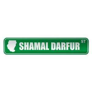     SHAMAL DARFUR ST  STREET SIGN CITY SUDAN