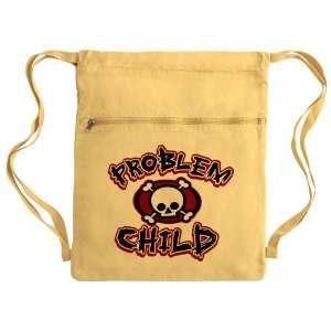    Messenger Bag Sack Pack Yellow Problem Child 