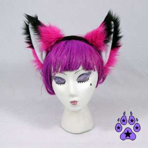 FOXY cat cosplay Kitty Anime HEADBAND Hat EARS kitsune  
