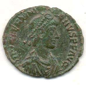 Valentinian II. AE 2, Aquileia Mint. RIC 30c (EB 915)  