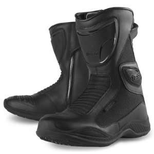 Icon Reign Waterproof Mens Street Motorcycle Boots   Black / Size 11 