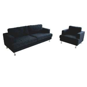   Piece Twill Sofa Set (Deep Blue) TD7307 AD82 18 SET