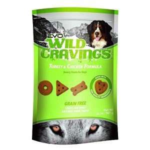  EVO Wild Cravings Turkey & Chicken Dog Treats   20 oz Pet 
