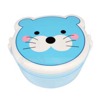   Animal Sea Lion Pattern Plastic Bento Lunch Box with Belt S  