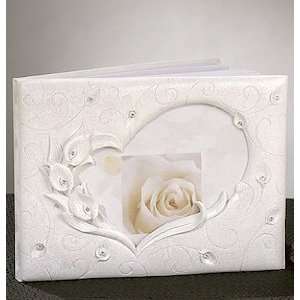  Crystal Calla Lily Guest Book 