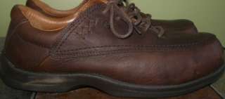 RED WING Womens Brown Leather Steel Toe Work Shoes 8.5D  
