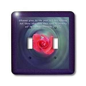   the Poor (Proverbs 28 27)   Light Switch Covers   double toggle switch