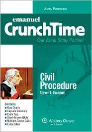 Crunchtime Civil Procedure, (0735572283), Steven L. Emanuel, Textbooks 