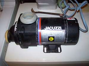 JACUZZI BRAND 3/4Hp HIGH FLOW 115v 3450 rpm  