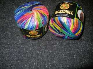 Lion Brand Incredible Ribbon Roving Yarn Rainbow  