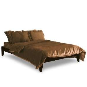  LifeStyle Solutions Canova Platform Bed in Cappuccino 