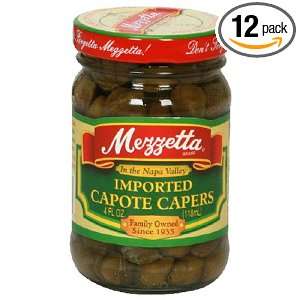 Mezzetta Capote Capers, 4 Ounce Jar Grocery & Gourmet Food