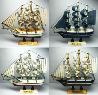 pcs 5.5 Vintage Wooden Ship Model Pirate Sailing Boats Toy PERFECT 