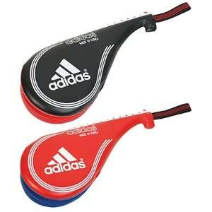  Adidas Double Mitt (Kicking Target)   Black/Red Sports 