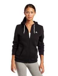 adidas women s signature 3 stripes full zip hoodie