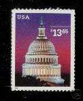2002 #3648 $13.65 Capitol Dome Express Mail Stamp MNH  