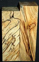 SPALTED SUGAR MAPLE TURNING WOOD CALL BLANK RESAW PEN BLANKS SCALES 