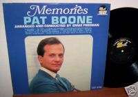 PAT BOONE Memories LP 1966 Album Dot Records DLP 3748  