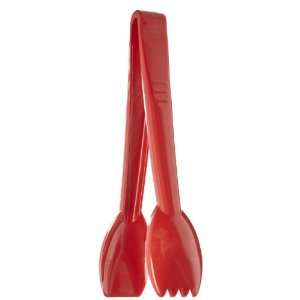 Carlisle 460905 Red 9 1/32 Inch Carly Salad Tong (Case of 12)  