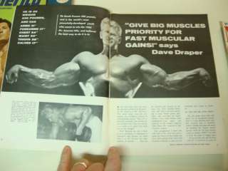   neat vintage bodybuilding fitness magazine edited by the great joe
