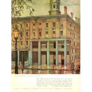  Adolphus Hotel Menu Dallas TX 1937 Biddle House Cover 