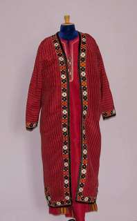 National Turkmen Women Hand made Silk Clothes # 6237  