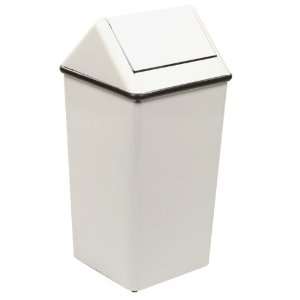  Wastewatcher Swingtops Trashcan, White Automotive