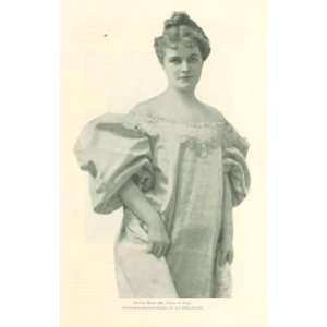   1895 Print Actress Caroline Miskel Mrs Charles H Hoyt 
