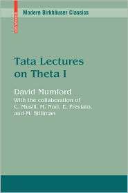   on Theta I, (0817645721), David Mumford, Textbooks   