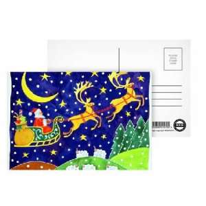  Stars and Snowfall by Cathy Baxter   Postcard (Pack of 8 
