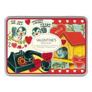  Cavallini ValenTines Mailing Sets, 24 Assorted Cards with 