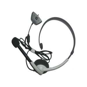  Official Microsoft Wired Headset For Xbox 360, White 